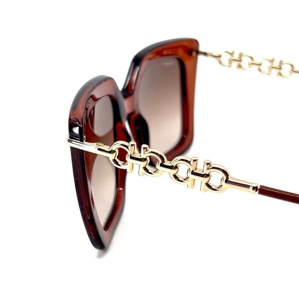 Salvatore Ferragamo Brown Sunglasses